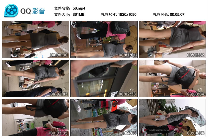 精选街拍视频 No.090 纳兰性急作品 欧美包臀少妇也极具风情 [MP4-861MB]