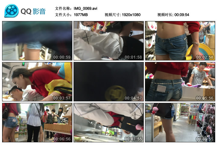 精选街拍视频 No.347 带子狼作品 超长大作：如此极品 [AVI-4.75GB]