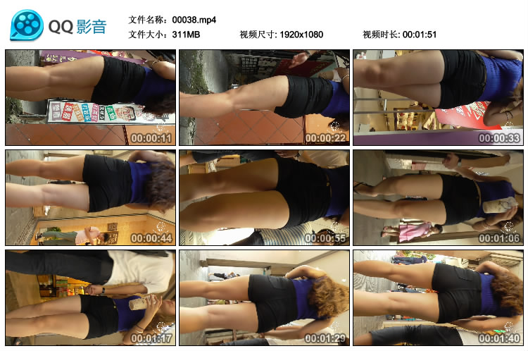 精选街拍视频 No.488 纳兰性急作品 丰满紧致黑热裤 [1V-311MB]