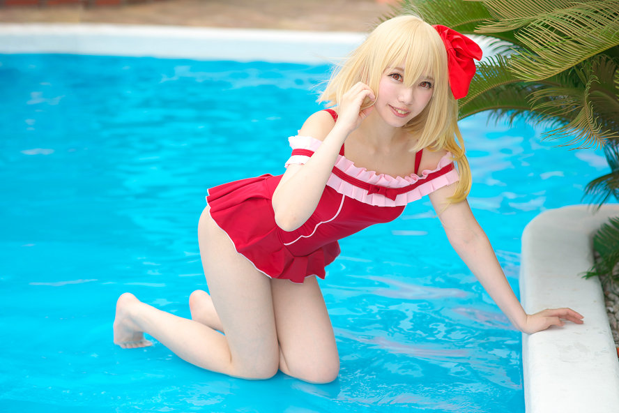 (Cosplay) [しゅがー＊みゅく (天使みゅ。)] 紅魔館水着セレクション Scarlet [336P-374MB]