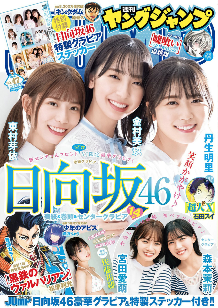 [Weekly Young Jump] 2021 No.47 金村美玖 東村芽依 宮田愛萌 森本茉莉 佐藤祐羅 [16P]