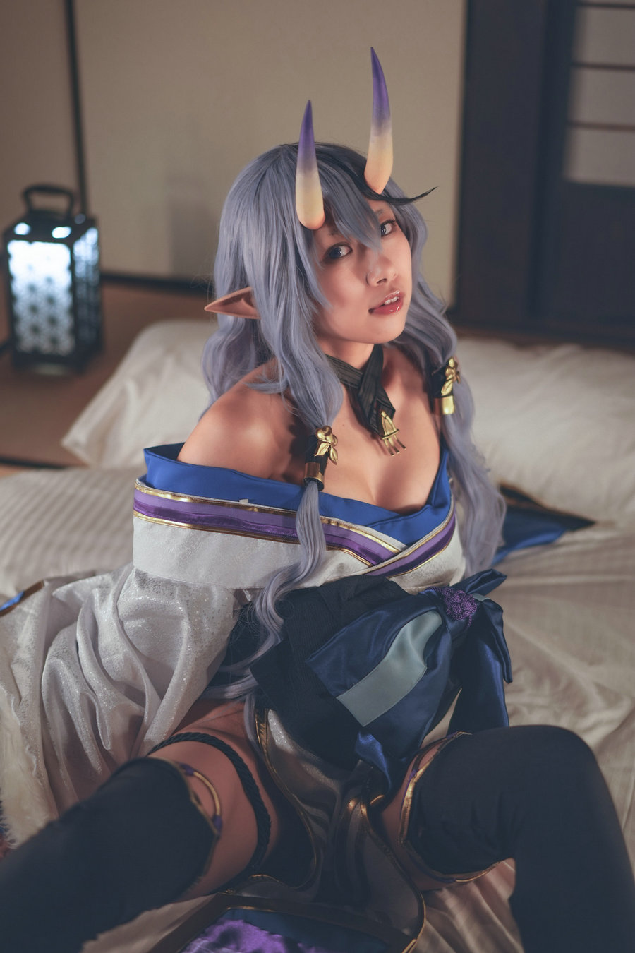 [Cosplay] Hitsuji Negoto 音琴ひつじ - 雪鬼草子 [730P327MB]