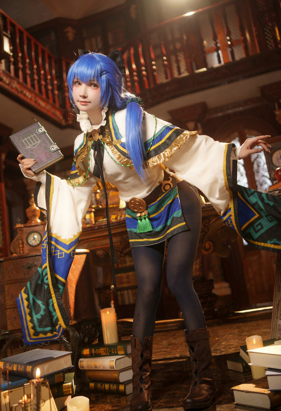 Cosplay美女一千只猫薄禾 - 魔女 安洁 [17P-219MB]