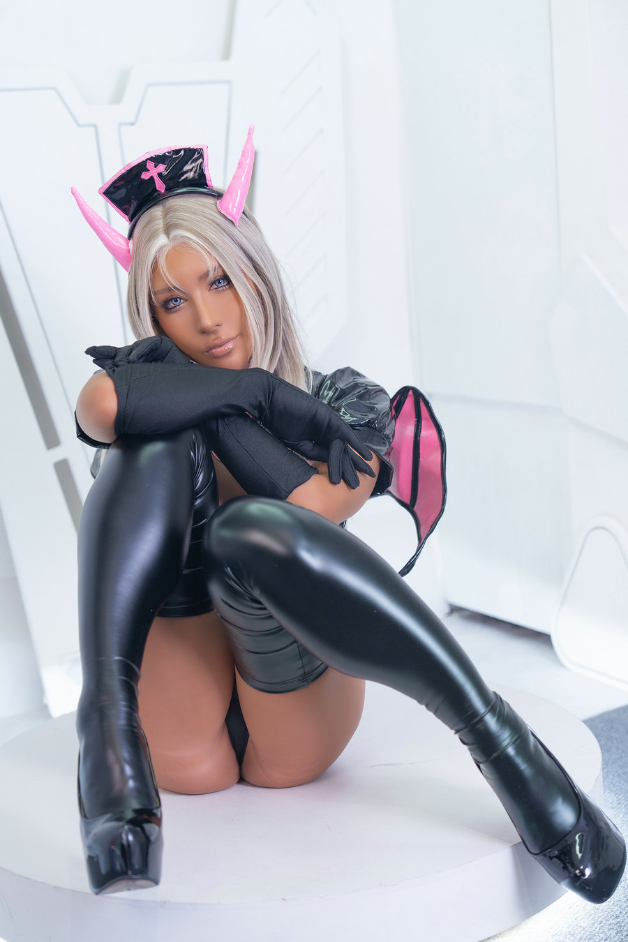 [Cosplay] [nonsummerjack] non - Succubus Nurse 魅魔護士 [130P226MB]