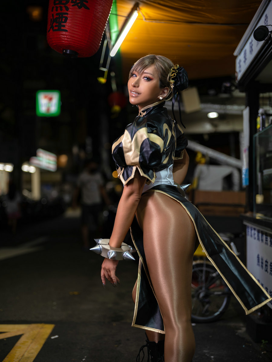 [Cosplay] [nonsummerjack] non - Taiwan Black Chun-Li 台湾黒春麗 [87P167MB]