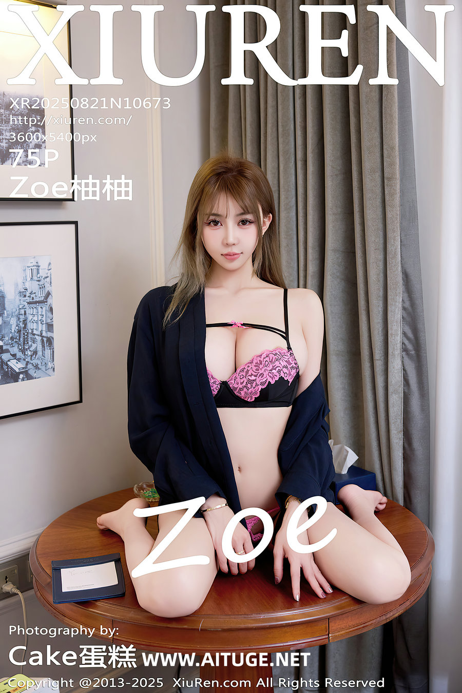 [秀人美媛馆] 2025.08.21 No.10673 Zoe柚柚 [75P718MB]