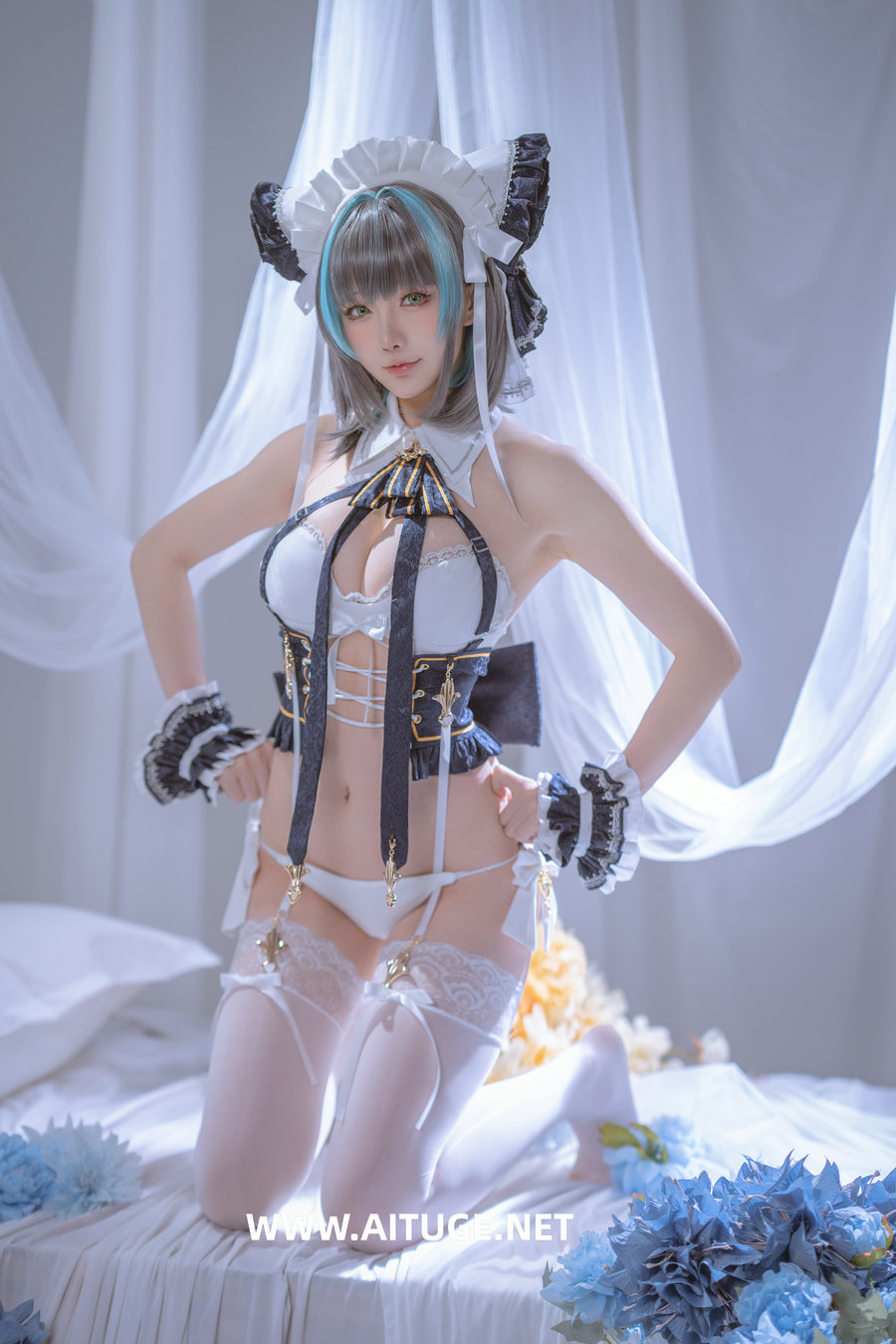 Coser小姐姐星之迟迟 - 碧蓝航线 柴郡 [55P1V-721MB]
