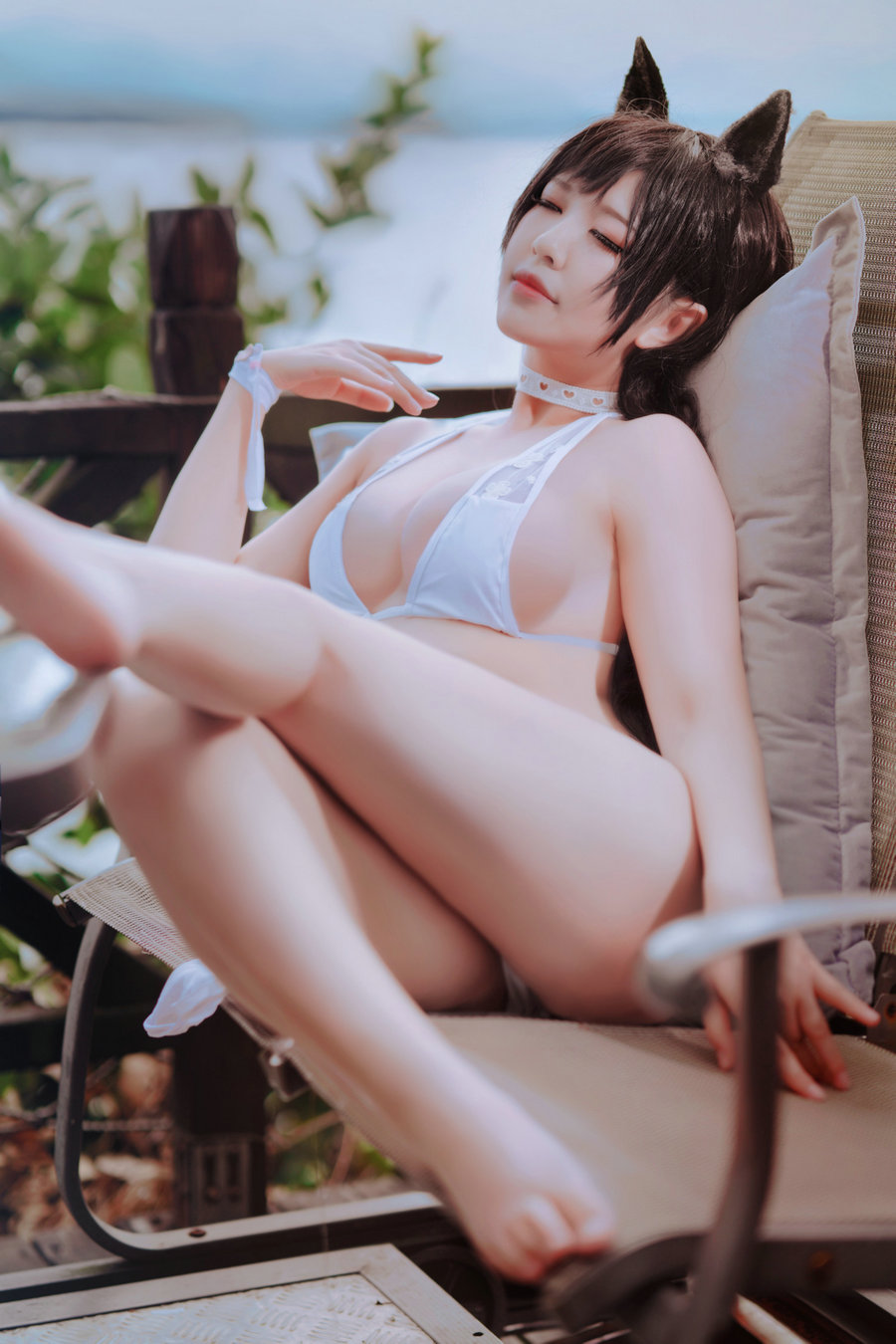 半半子 - 爱宕 盛夏进行曲 [27P-350MB]