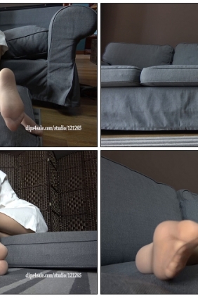 [K&M]丝足视频 鹿鹿性感角度展示肉丝美足 [MP4-872MB]