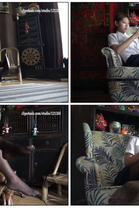 [K&M]丝足视频 超美足模秀黑丝美脚高清特写镜头 [MP4-1.74GB]