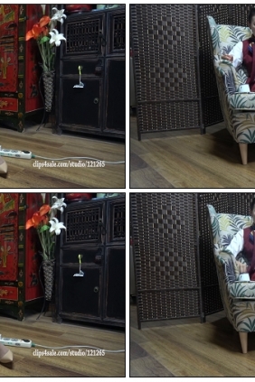 [K&M]丝足视频 欣欣空姐制服 [MP4-462MB]