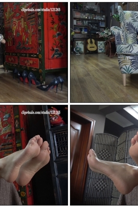 [K&M]丝足视频 穆乐制服裸足秀 [MP4-981MB]