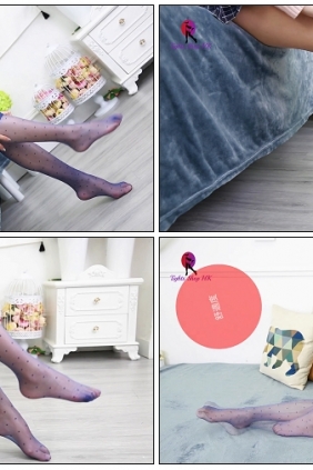 Tights Shop HK 香港網上絲襪商店 - 珞樱极光系列点点油亮紫色丝袜 [MP4-107MB]